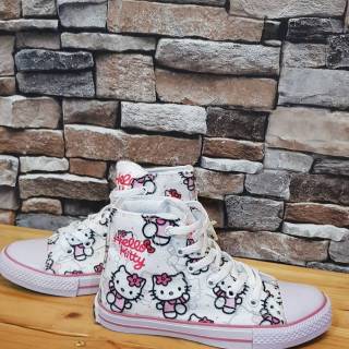 Zapatos converse hello kitty motif hi cordones
