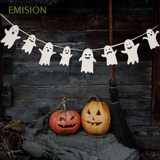 emision papel fantasma guirnaldas lindo props feliz halloween fiesta decoración blanco diy home banner