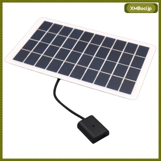 [cijp] cargador de panel solar de 5 v puerto usb policristalino de silicona portátil uso de viaje gps cargador de teléfono para senderismo mochilero (1)