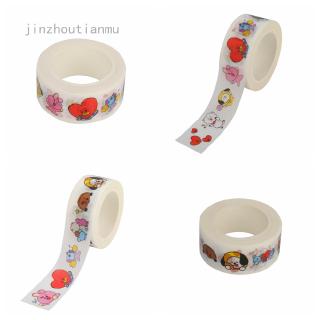 BTS Washi cinta pegatinas DIY Scrapbook cinta decorativa niños Hobbies arte y manualidades suministros papelería envoltura de regalo (1)