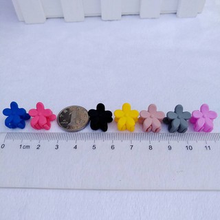 [hxbgxb]5 pzs pinzas de pelo para bebé/pequeña/color pastel/flor/clip para mandíbula/niños (6)