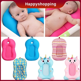 Happy Shopping Portable Baby Non-Slip Bath Cushion Bathtub Mat Infant Safety Seat Support (1)