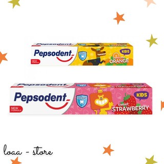 Pepsodent Kids pasta de dientes pasta de dientes fresa naranja pasta de dientes 50 gr