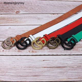 <htoy> cinturón de hebilla de cuero estilo coreano para niños