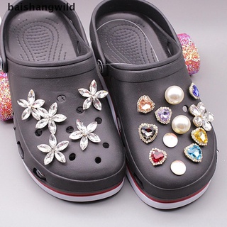 CHARMS bwmx 1pc croc zapato encantos rhinestone jibz zapatos accesorios decoración para cocodrilo kid zapato bww
