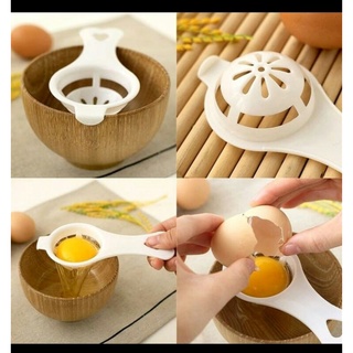 Separador de huevos, separador de yema de huevo, cuchara separador de huevo