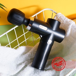 High Quality Mini Massage Gun Deep Muscle Exercising USB Massager Rechargeable Electric Y4W9 (1)