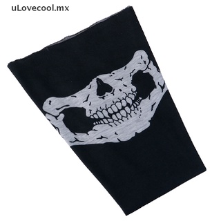 [ulovecool] 2x esqueleto ghost skull face wrap hood biker halloween props balaclava cosplay [mx]