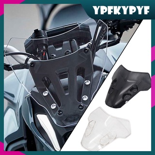 [venta caliente] motocicleta parabrisas deflector ajuste para yamaha mt-07 mt07 2021 negro