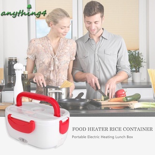 • Utensilios de cocina 110V calefacción eléctrica fiambrera para el hogar calentador de alimentos recipiente de arroz (rojo)