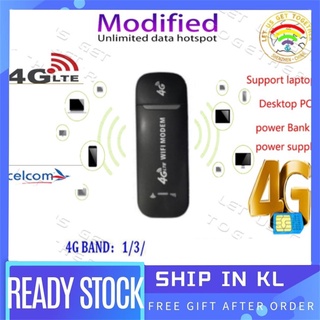 Modificado 4G Módem Hotspot Portátil WIFI Router Tarjeta SIM/Desbloqueado Bypass Ilimitado 4G 4G LTE Inalámbrico USB Dongle Stick Móvil Banda Ancha