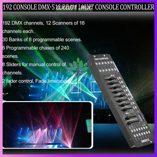 prometion 192 canales dmx512 controlador consola para escenario de luz fiesta dj disco equipo de operador focos controlador dj