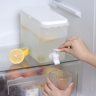 L gran capacidad de jugo de fruta hervidor de agua fría hervidor de agua fría con grifo refrigerador agua fría