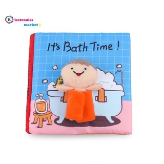 Baby Soft Cloth Book Toy Children Early Learning Cognitive Development Quiet Books Infant Quiet Book