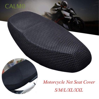 CALM0 Nuevo Protector amortiguador Transpirable Malla 3D Cubierta de asiento de la motocicleta net Refrigeracion Práctico Durable Black Bicicleta electrica