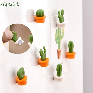 rita01 novedad imanes para nevera suculentas cactus mensaje pegatina lindo mini imán botón refrigerador decoración del hogar/multicolor
