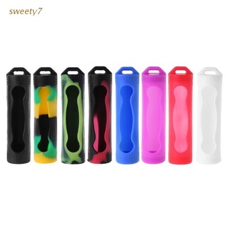 sweety7 Silicone Sleeve Cover Case For 18650 Battery Protective Bag Pouch Battery Storage Box