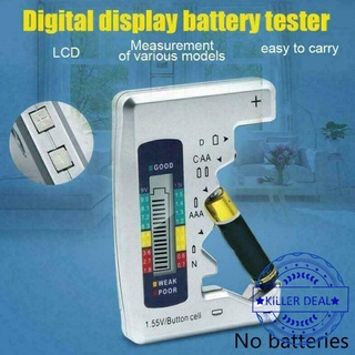 Comprobador de batería Lcd Digital Universal C d n 1.5V botón U Aa S Aaa Cell J7D7