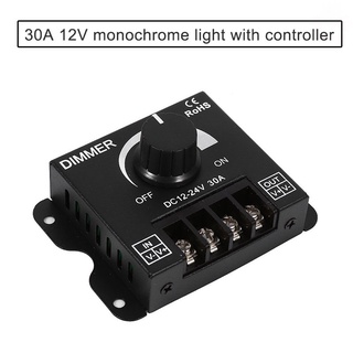 12v-12v 30a metal led interruptor dimmer controlador de operación manual para tira de luz