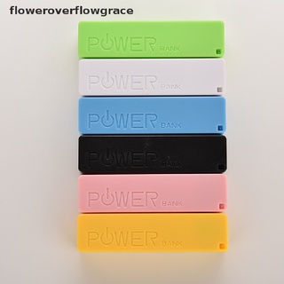 floweroverflowgrace power bank box backup cargador de batería externo 18650 para teléfono móvil ffg