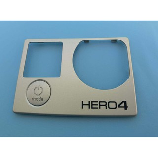 90% nuevos accesorios de cámara para gopro hero 4 panel frontal cubierta de la placa frontal gopro4 cubierta caso hero4 shell