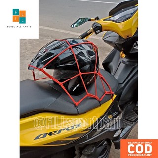 Casco de motocicleta red de equipaje de malla de malla casco red de carga/red de motocicleta/red de impermeable