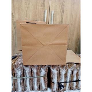 Pxl X T 23x21x21 bolsa de papel caja de arroz bolsa de papel artesanal marrón (3)