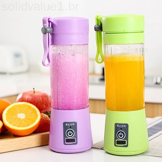 Portable Electric Juicer Machine 380ml Multifunction USB Fruit Juice Mixer Blender solidvalue1