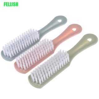 [Fellish] 1 cepillo de plástico para zapatos de hogar, cepillo de ropa, herramienta de limpieza, cepillo Feli