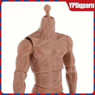 1/6 escala muscular masculino desnudo cuerpo piel de trigo 28 articulaciones movibles hombros estrechos con cuello 29cm heigth figura muñeca para