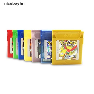 [niceboyhn] Pokemon GBC Games Series 16 Bit Video Game Cartridge Console Card Classic Card New