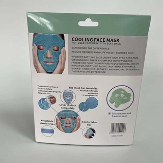 Mascara Compresa De Gel Para Cara Térmico Frio / Caliente Spa, cubierta de tela de felpa, Para Cara (5)