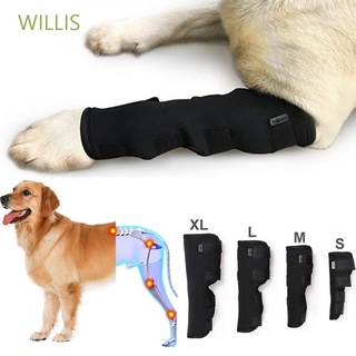 Willis 1 pieza rodilleras para cachorros transpirables para mascotas, Protector de muñeca para lesiones quirúrgicas, recuperar piernas, Protector de articulaciones, soporte para perros, suministros