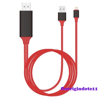 ❀ XD ✨ Cable Hdmi Para iPhone iPad Compatible Con A Adaptador , Av Digital 1080p