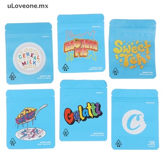 【uLoveone】 20pcs Cookies Bag Resealable Packaging Bag Resealable Stand-Up Ziplock Foil Bags 【MX】