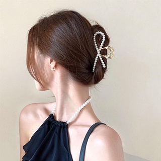 moda coreana abrazadera de pelo clip para las mujeres perla catch pelo versátil accesorios temperamento n9r7 (4)
