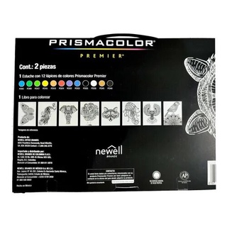 12 Colores + Libro Para Colorear Regalo Prismacolor Premier (2)