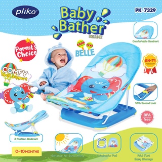 Pliko Deluxe Baby Bather Makassar - asiento de baño para bebé