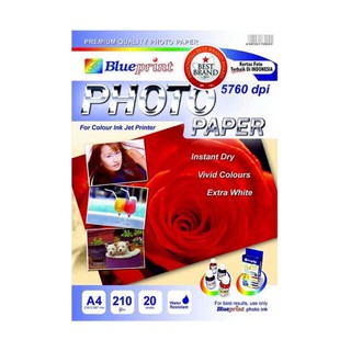 Blueprint Rose A4 210mm papel fotográfico de impresión azul