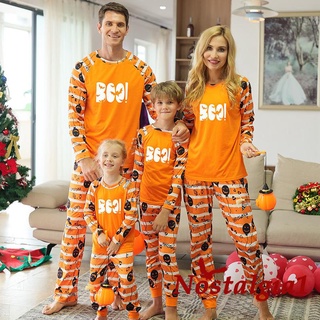 ni-halloween familia pijamas de coincidencia, de manga larga tops con cintura elástica (1)