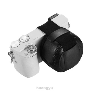 Dustproof Protective Cover Accessories PU Leather Elastic Band Easy Install Anti Collision Scratch Proof Camera Lens Cap (5)