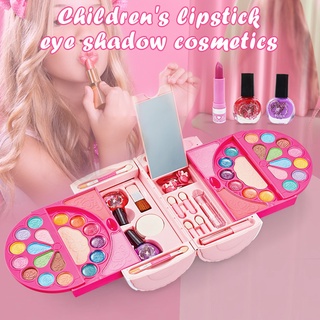 Set de maquillaje para niños niña ecológico cosmético juego de simulación Kit de princesa juguete regalo