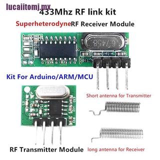 [•••] kit de receptor y transmisor superheterodyne de 433mhz para arduino gf
