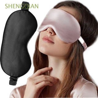 shengqian mujeres sueño protección de los ojos de viaje cubierta de ojos vendaje portátil cuidado de la salud vendaje suave de doble cara sombreado suave noche eyeshade