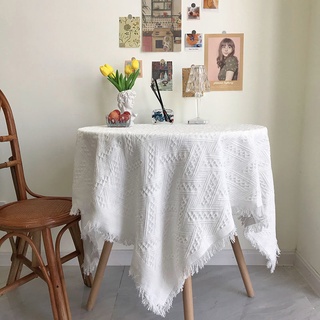 Mantel de mesa de Color sólido moderno Simple mantel de algodón