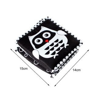 [Tiktok Hot] Soft Cloth Books for Baby Black and White Crinkle Non-Toxic Early Educational Interactive Toy Soft Book Toys for Infants