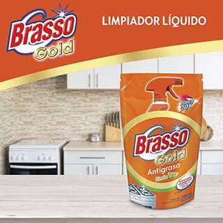 Brasso® desengrasante para cocina repuesto, aroma Limón, 500mL (1)