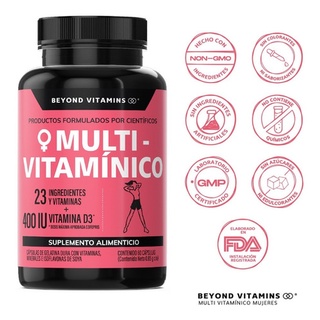 Multivitaminico De Mujer Con 23 Ingredientes + Vitamina D3 (4)