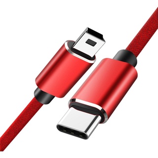 Type-c to Mini 5P USB Cable Type-c to Mini T-port OTG I1Y9 (9)