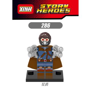 Lego Minifigures Superhero, Moonlight Knight, Captain of Wonder Building Block Toy (5)